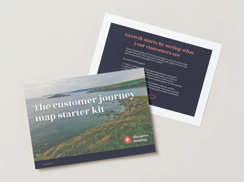customer journey map starter kit flyer customer journey map starter kit flyer